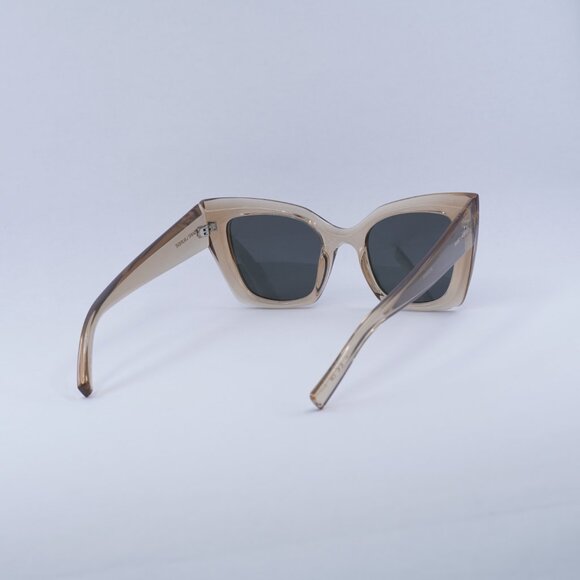 ?️ New Saint Laurent SL552 006 Sunglasses - Nude Frame, Grey Lenses main image 9